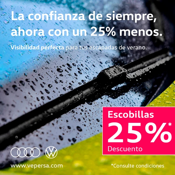 25% descuento en escobillas